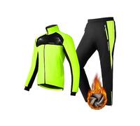ROCKBROS Chaqueta y Pantalones Largos para Hombre Mujeres Ropa Térmica de Invierno Maillot Antiviento para Deportes al Aire Libre, Ciclismo, Montañismo y Senderismo