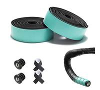 ROCKBROS Cinta Manillar Bicicleta Carretera, 2 Piezas Cinta Antideslizante con Tapones, Accesorio de Ciclismo