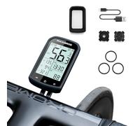 ROCKBROS Computadora de Bicicleta Ciclocomputador GPS Bluetooth5.0 Ant+ Pantalla Retroiluminación de 2,9” IPX6 Inalámbrico, Compatible con Strava