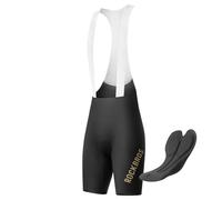 ROCKBROS Culotte Verano con Tirantes para Hombres, Pantalones Cortos sin Costuras con Badana Elástico Acolchado Transpirable Antideslizante para Ciclismo Bicicleta de Carretera MTB