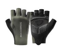 ROCKBROS Guantes Ciclismo Medio Dedo Antideslizante Guantes Deportivos Hombre Acolchado para Bicicleta Carretera MTB Deportes