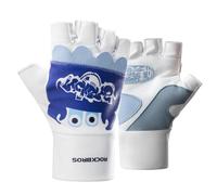 ROCKBROS Guantes Ciclismo para Niño y Niña Guantes Bicicleta Infantil Medio Dedos Protector Deportivos para Bicicleta MTB Carretera Deporte