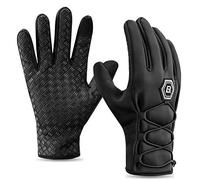 ROCKBROS Guantes Invierno, Guantes de Ciclismo Bicicleta de Montaña para Hombre Mujer Pantalla Táctil Térmicos para Ciclismo Running Deportes