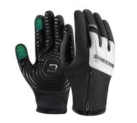 ROCKBROS Guantes Invierno Hombre y Mujer Térmicos y Antideslizantes, Guantes Ciclismo Pantalla Táctil para Running Escalada Trabajo al Aire Libre
