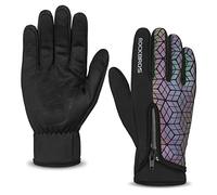 ROCKBROS Guantes Invierno para Bicicleta, Guantes Térmicos para Hombres Mujeres para MTB Bicicleta Carretera Ciclismo Compatible con Pantalla Táctil