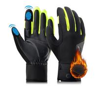 ROCKBROS Guantes Invierno para Hombre Mujer, Guantes Ciclismo Térmicos de Pantalla Táctil a Prueba de Viento Antideslizantes para MTB Running Escalada Senderismo Deportes
