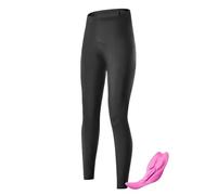 ROCKBROS Mallas de Ciclismo Largas Mujer Culotte Largo para Ciclista con Acolchado Transpirables y Secado Rápido para MTB Gravel Bicicleta Urbana