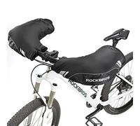 ROCKBROS Manoplas Térmicas Invierno de Bicicleta a Prueba de Viento, Guantes Manillar Impermeables para MTB Bicicleta Eléctrica Scooter (Estilo 3)