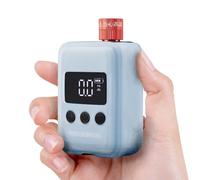 ROCKBROS Mini Bomba Eléctrica Bicicleta, 150PSI Bomba Aire Portátil Válvula Presta Schrader con Pantalla LED para Inflar Neumáticos de Bicicleta Carretera MTB Pelotas