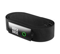 ROCKBROS Monitor de Frecuencia Cardíaca Bluetooth/Ant+, Monitor de Pulso IP67 Impermeable, Pantalla LED, Carga Magnética, Batería de 50h, Compatible con Garmin, Strava, Zwift, Wahoo
