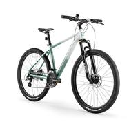 ROCKBROS MT·200 Bicicleta de Montaña 27.5", Cuadro de Aluminio con Frenos de Disco y 24 Velocidades Shimano Altus M310, Tallas 16/18/21 Pulgadas para Hombre y Mujer, Verde