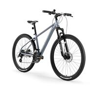 ROCKBROS MT·200 Bicicleta de Montaña 27.5", Cuadro de Aluminio con Frenos de Disco y 24 Velocidades Shimano Altus M310, Tallas 16/18/21 Pulgadas para Hombre y Mujer, Plateado
