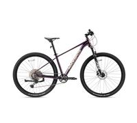 ROCKBROS MT·400 Bicicleta de Montaña de Aluminio 29”, 10 Velocidades Cues U6000, Suspensión Delantera Ajustable y Frenos de Disco, Cuadro 16/18/21” para Hombre y Mujer, Morado