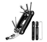 ROCKBROS Multiherramienta 12 en 1 Reparación Bicicleta Plegable Portátil | Kit de Reparación Ultraligero, Herramientas Plegable Portátil, Accesorios de Acero Durable, Compacto para Viajes