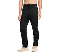 ROCKBROS NENK Pantalones Largos Térmicos Invierno de Bicicleta para Hombre, Pantalón a Prueba de Viento con Forro Polar para Ciclismo Running Deportes