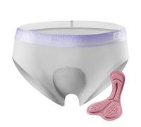 ROCKBROS Pantalones Cortos de Ciclismo Ropa Interior para Mujer Acolchada 4D Calzoncillos de Bicicleta Transpirable M