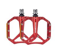 ROCKBROS Pedales de Bicicleta de Aluminio, Antideslizantes Plataforma con Reflectores y Rodamientos Sellados, Eje 9/16", para MTB, Gravel, Carretera, BMX y Urbana, Azul