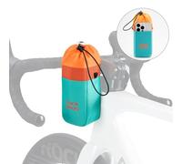 ROCKBROS Portabidón Manillar de Bicicleta, Soporte Botella sin Tornillos con Correa Ajustable Bolsa Sillín Portabotella de Agua para MTB Bicicleta Plegable Cochecito