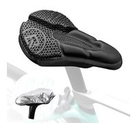 ROCKBROS Sillín Cubre Bicicleta Gel para Hombre Mujer, Cojín de Asiento de Bicicleta con Funda Impermeable, Sillín Cojín Suave para Bicicleta de Carretera y Montaña, S-L