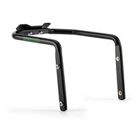 ROCKBROS Soporte Estabilizador para Bolsa Sillín para Bikepacking con Agujeros para Portabiones de Bicicleta, Jaula para Botella de Aluminio Negro
