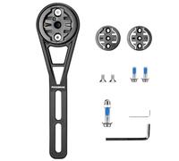 ROCKBROS Soporte Nailon para Ciclocomputador de Manillar, Montura Delantera Alargada y Ligera 23g, Compatible con Garmin Edge 540/1050, Wahoo, Bryton, Cámaras de Acción y Luces