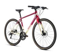 ROCKBROS SPIN Bicicleta de Trekking de 28 Pulgadas, 700C Bicicleta de Montaña de Aluminio, 16 Velocidades con Frenos de Disco, Crossbike para Hombres y Mujeres, Bronce M