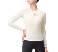 ROCKBROS TVI Maillots de Ciclismo para Mujer, Manga Larga Camiseta Térmica Ajustada, Ropa Deportiva de Invierno para Ciclista Bicicleta MTB Carretera