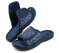 RockDove Zapatilla de Deslizamiento Ajustable con Espuma de Memoria para Hombre,40/41 EU, Azul Marino