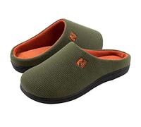 RockDove Zapatilla de dos tonos y espuma viscoelástica para Hombre, 40/41 EU, Verde Cazador