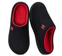 RockDove Zapatilla de dos tonos y espuma viscoelástica para Hombre, 43.5 EU, Negro y Rojo