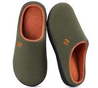 RockDove Zapatilla de dos tonos y espuma viscoelástica para Hombre, 46/47 EU, Verde Cazador