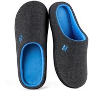 RockDove Zapatilla de dos Tonos y Espuma Viscoelástica para Mujer, 42/43 EU, Gris Oscuro Y Azul