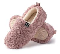 RockDove Zapatilla de Espalda Cerrada y Falso Shearling Puff-Ease para Mujer, 37 EU, Rosa