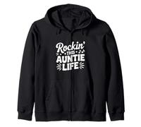 Rockeando Esta Vida de tía Sudadera con Capucha
