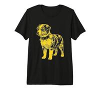 Rocker Australian Shepherd Punk Metal Rock & Roll Music Dog Camiseta Premium
