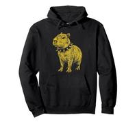 Rocker Capibara Punk Metal Rock and Roll Music Capibara Sudadera con Capucha