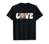 Rocker Gnome For Men Women Kids Love Rock Heart Graphic Camiseta