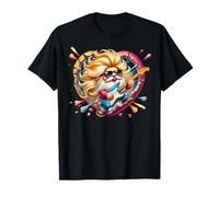 Rocker Gnome Graphic For Men Women And Kids Love Music Heart Camiseta