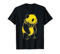 Rocker Panda Punk Metal Rock and Roll Música Panda Bear Camiseta