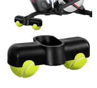Rocker Plate Feet, Adaptadores de Pies de Ciclismo para Interiores, 1 Adaptadores con 2 Pelotas de Tenis, Indoor Cycling Snap Rocker Feet Adaptador, Adaptadores de pie para bicicleta de interior