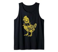 Rocker Rooster Punk Metal Rock and Roll Music Pollo Camiseta sin Mangas