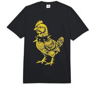 Rocker Rooster Punk Metal Rock and Roll Music Pollo Comfort Colors Adult Heavyweight T-Shirt