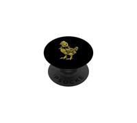 Rocker Rooster Punk Metal Rock and Roll Music Pollo PopSockets PopGrip Adhesivo