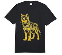 Rocker Wolf Punk Metal Rock and Roll Música Wolf Comfort Colors Adult Heavyweight T-Shirt