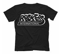Rockers International - Camiseta de algodón King Tubby Dub Augustus Pablo, Negro, L