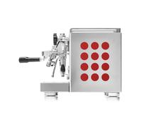 Rocket Appartamento portafiltro Acero inoxidable/rojo