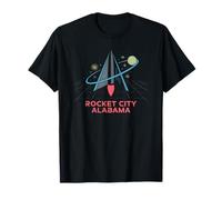 Rocket City Alabama Comando Espacial Exploración Astronomía Camiseta