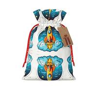 Rocket Clipart - Surtido de bolsas para cumpleaños, aniversarios, fiestas, bolsas reutilizables