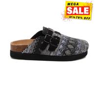 Rocket Dog Abel Más Mujer Comodidad Diario Informal Plataforma Zuecos Negro