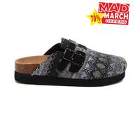 Rocket Dog Abel Más Mujer Comodidad Diario Informal Plataforma Zuecos Negro